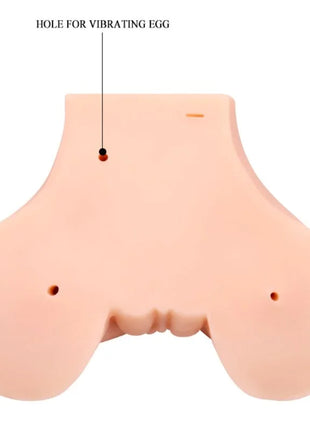 CRAZY BULL - VAGINA UND ANUS MIT REALISTISCHEM NETZ MIT VIBRATION - Anus-Masturbator ohne Vibration