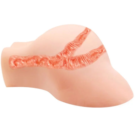 CRAZY BULL - VAGINA UND ANUS MIT REALISTISCHEM NETZ MIT VIBRATION - Anus-Masturbator ohne Vibration