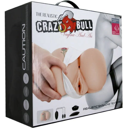 CRAZY BULL - VAGINA UND ANUS MIT REALISTISCHEM TATTOO MIT VIBRATION - Vagina und Anus mit Vibration