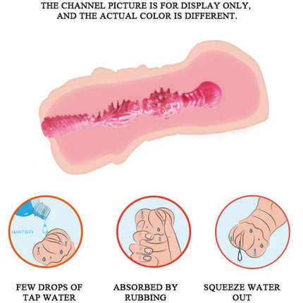 CRAZY BULL - WATER SKIN VAGINA MASTURBADOR MIT VIBRIERENDEN KUGELN - Vaginas mit Vibration