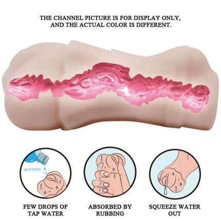 CRAZY BULL - WATER SKIN VAGINA MASTURBADOR MIT VIBRIERENDER BULLET 2 - Vaginas mit Vibration