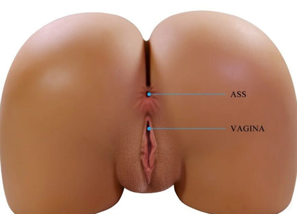 CRAZY BULL - WENDY REALISTISCHER WEIBLICHER PO-VIBRATOR UND SAUGER MIT TON 11 KG