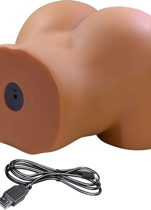 CRAZY BULL - WENDY REALISTISCHER WEIBLICHER PO-VIBRATOR UND SAUGER MIT TON 11 KG