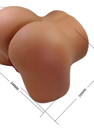 CRAZY BULL - WENDY REALISTISCHER WEIBLICHER PO-VIBRATOR UND SAUGER MIT TON 11 KG