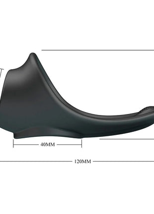 CRAZY BULL – Zadok Ergonomischer Penisring mit Perineum-Stimulator aus Silikon - Penisring