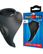CRAZY BULL – Zadok Ergonomischer Penisring mit Perineum-Stimulator aus Silikon - Penisring