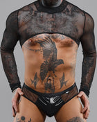 Crop Top REGaspar001 schwarz von RFP Razor’s Edge Kollektion - S / Black - Herren-Shirt