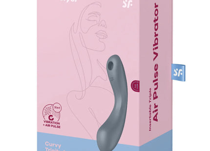 Curvy Trinity 1 – 3-in-1 Satisfyer mit Air Pulse Auflege- und G-Punkt-Vibration - Auflegvibrator