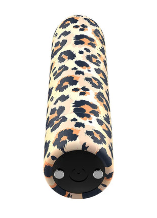 CUSTOM BULLETS - RECHARGEABLE BULLET LEOPARD 10 INTENSITIES - Vibrierende Kugeln