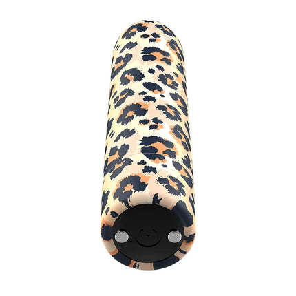 CUSTOM BULLETS - RECHARGEABLE BULLET LEOPARD 10 INTENSITIES - Vibrierende Kugeln