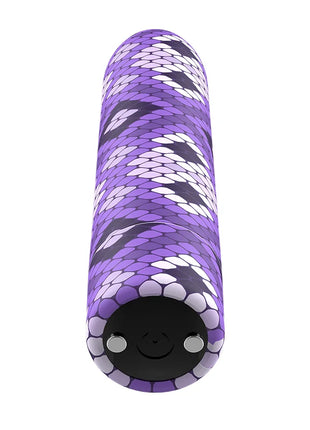 CUSTOM BULLETS - RECHARGEABLE SNAKE PURPLE MAGNETIC BULLET 10V - Vibrierende Kugeln