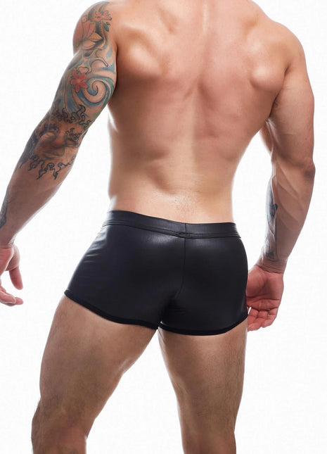 Cut4Men – Schwarzer Wetlook Boxer (BL4CK03) - Boxershorts