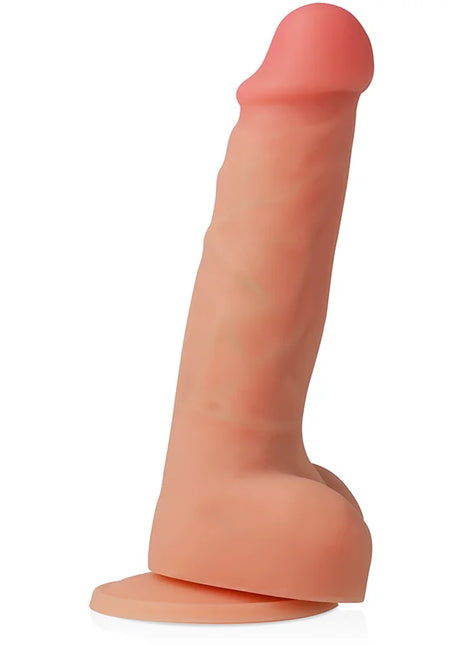 CYBER SILICOCK - ANSEL ULTRA REALISTISCHES. WEICHES FLÜSSIGE SILIKON 15.5 CM -O- 2.9 CM - Dildo mit Saugnapf