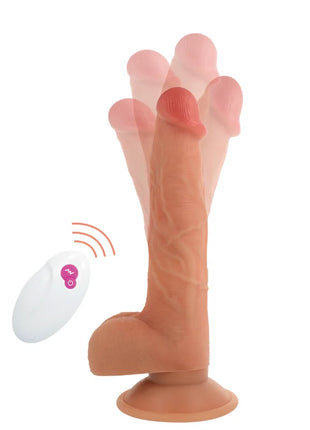 CYBER SILICOCK - FERNBEDIENUNG REALISTISCH MR JOHN 23.88 CM -O- 4.3 CM - Vibratoren mit Saufnapf