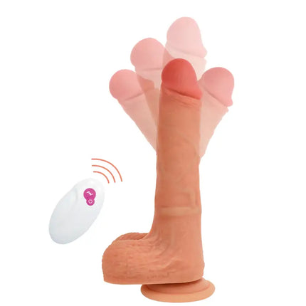 CYBER SILICOCK - FERNBEDIENUNG REALISTISCH MR RICK 20.9 CM -O- 4 CM - Vibratoren mit Saufnapf