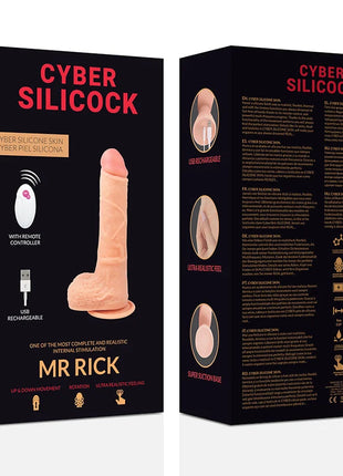 CYBER SILICOCK - FERNBEDIENUNG REALISTISCH MR RICK 20.9 CM -O- 4 CM - Vibratoren mit Saufnapf