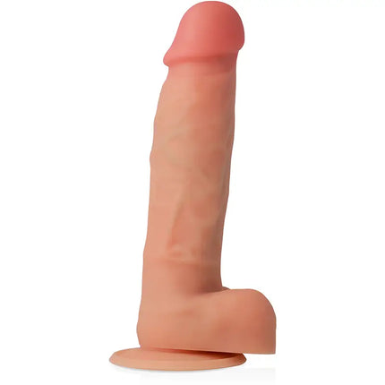 CYBER SILICOCK - OLIVER ULTRA REALISTISCHES WEICHES FLÜSSIGE SILIKON 19 CM -O- 3.9 CM - Dildo mit Saugnapf