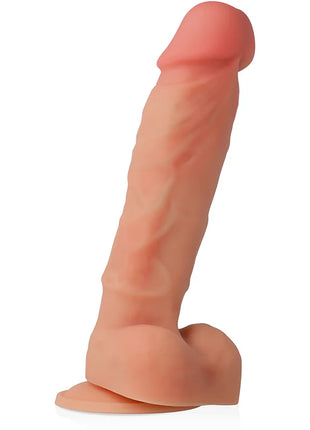 CYBER SILICOCK - OLIVER ULTRA REALISTISCHES WEICHES FLÜSSIGE SILIKON 19 CM -O- 3.9 CM - Dildo mit Saugnapf