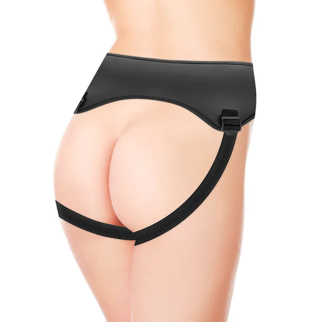 CYBER SILICOCK - STRAP-ON-GURT MIT 3 RINGEN GRATIS - Strapon Gurte