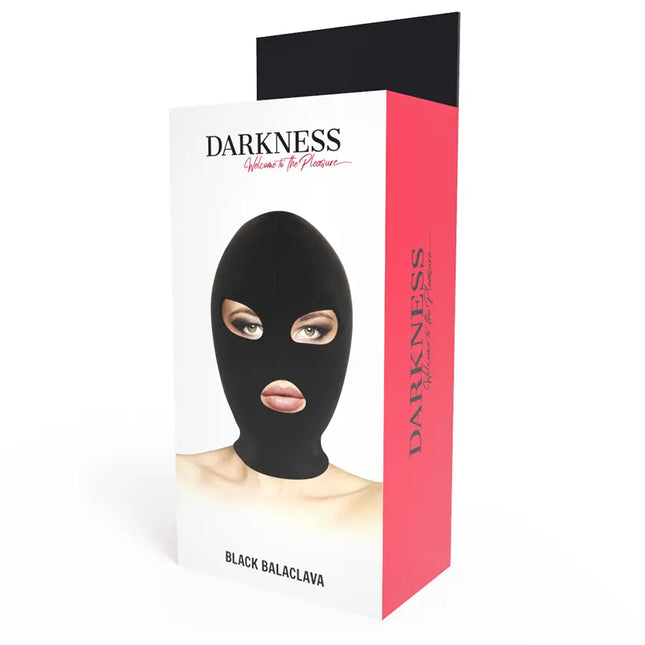 DARKNESS - BDSM-SUBMISSION-MASKE MUND UND AUGEN SCHWARZ - BDSM Masken