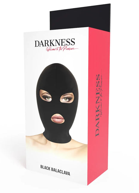 DARKNESS - BDSM-SUBMISSION-MASKE MUND UND AUGEN SCHWARZ - BDSM Masken