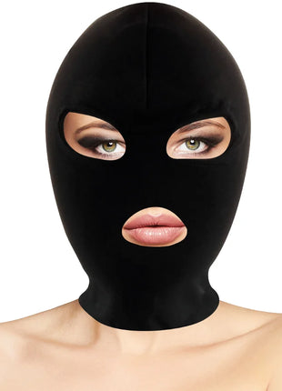 DARKNESS - BDSM-SUBMISSION-MASKE MUND UND AUGEN SCHWARZ - BDSM Masken