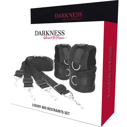 DARKNESS - BETTBAND-SET - Handschellen