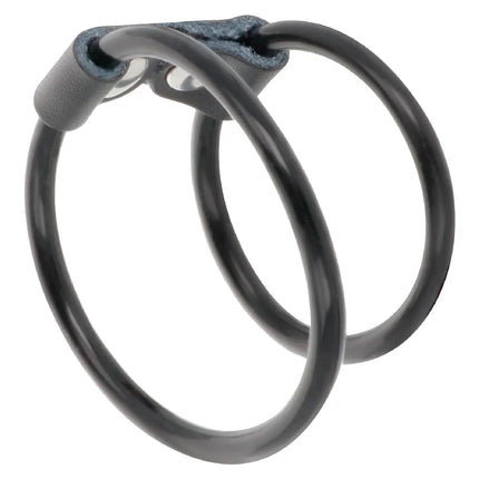 DARKNESS - DOPPELTER FLEXIBLER PENISRING - Penisring ohne Vibration