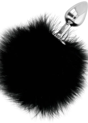 DARKNESS - EXTRA ANAL BUTTPLUG MIT SCHWANZ SCHWARZ 7 CM - Analplug
