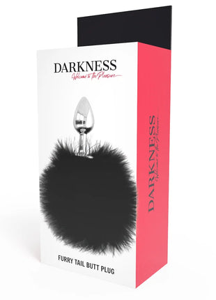 DARKNESS - EXTRA ANAL BUTTPLUG MIT SCHWANZ SCHWARZ 7 CM - Analplug