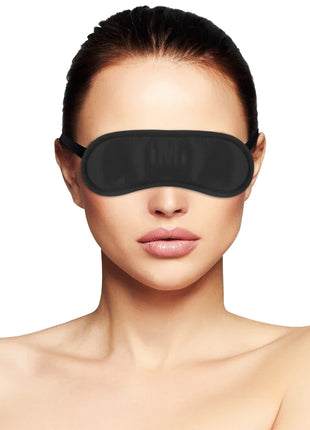 DARKNESS - GERADE SCHWARZE MASKE - Augenmaske