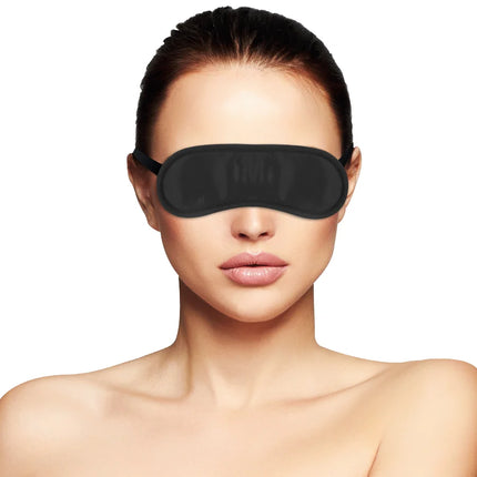 DARKNESS - GERADE SCHWARZE MASKE - Augenmaske
