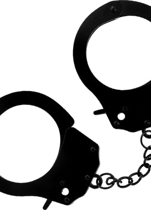 DARKNESS - HANDSCHELLEN AUS METALL FÜR SCHWARZE HNDE - Handschellen für Frauen
