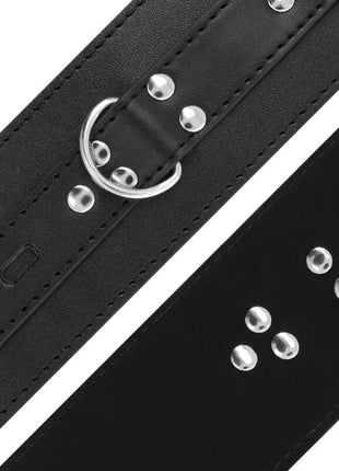 DARKNESS - HANDSCHELLEN AUS SCHWARZEM LEDER - Handschellen für Frauen