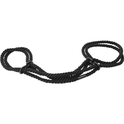 DARKNESS - HANDSCHELLEN ODER KNÖCHEL-HANDSCHELLEN AUS 100 % BAUMWOLLE - Handschellen für Frauen