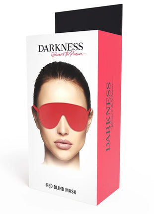 DARKNESS - HOCHWERTIGE ROTE MASKE - Augenmaske