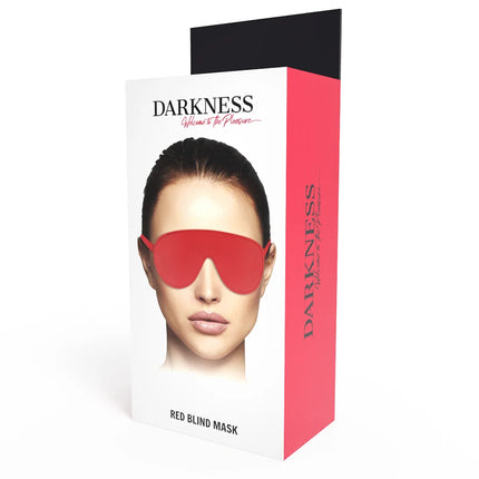 DARKNESS - HOCHWERTIGE ROTE MASKE - Augenmaske