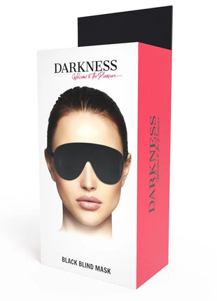 DARKNESS - HOCHWERTIGE SCHWARZE MASKE - Augenmaske