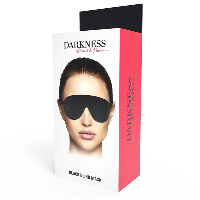 DARKNESS - HOCHWERTIGE SCHWARZE MASKE - Augenmaske