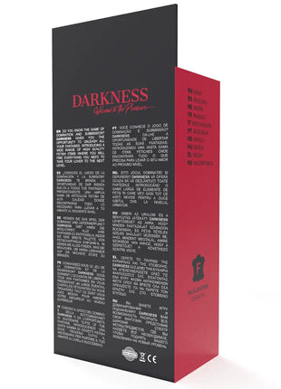 DARKNESS - HOCHWERTIGE SCHWARZE MASKE - Augenmaske