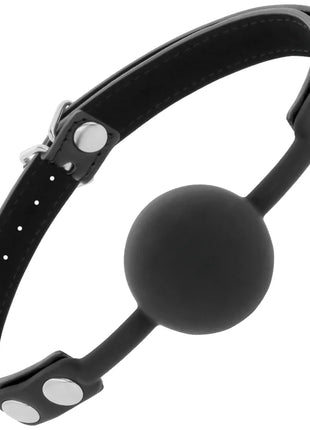 DARKNESS - KNEBEL AUS SCHWARZEM SILIKON - Ballgag