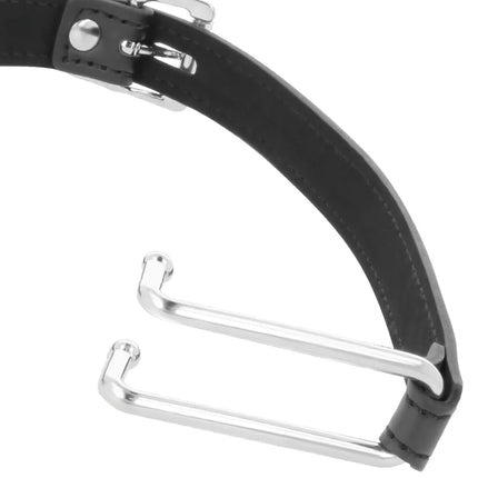 DARKNESS - KNEBEL MIT SCHWARZEM HAKEN - Mundknebel