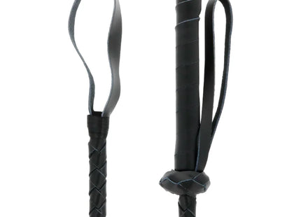 DARKNESS - LEDER-FETISCH-BDSM-PEITSCHE 60 CM