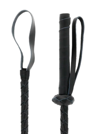 DARKNESS - LEDER-FETISCH-BDSM-PEITSCHE 60 CM