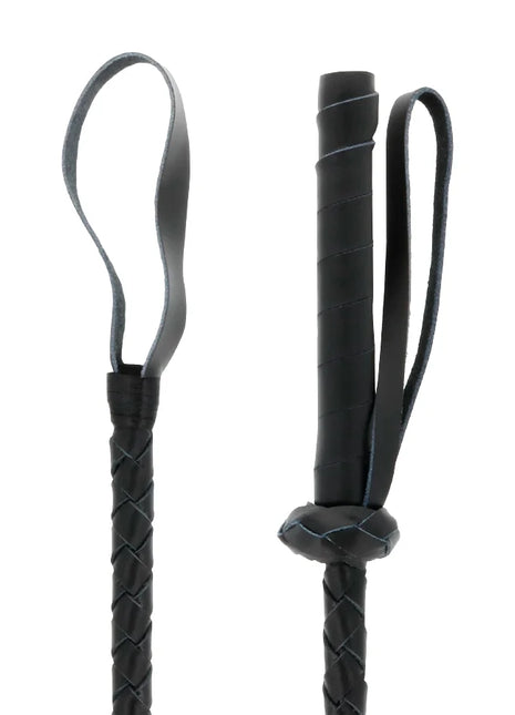 DARKNESS - LEDER-FETISCH-BDSM-PEITSCHE 60 CM