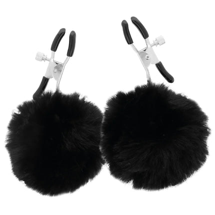 DARKNESS - NIPPELKLAMMERN MIT POM POMS 1 - Nippelklemmen