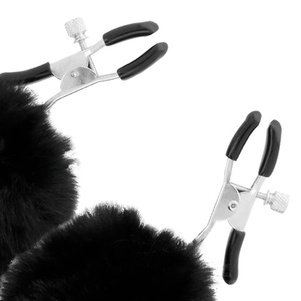 DARKNESS - NIPPELKLAMMERN MIT POM POMS 1 - Nippelklemmen