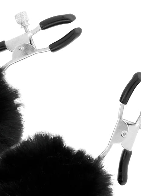 DARKNESS - NIPPELKLAMMERN MIT POM POMS 1 - Nippelklemmen