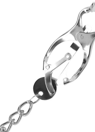 DARKNESS - NIPPELKLEMME AUS METALL MIT KETTE - Nippelklemmen