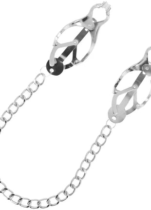 DARKNESS - NIPPELKLEMME AUS METALL MIT KETTE - Nippelklemmen